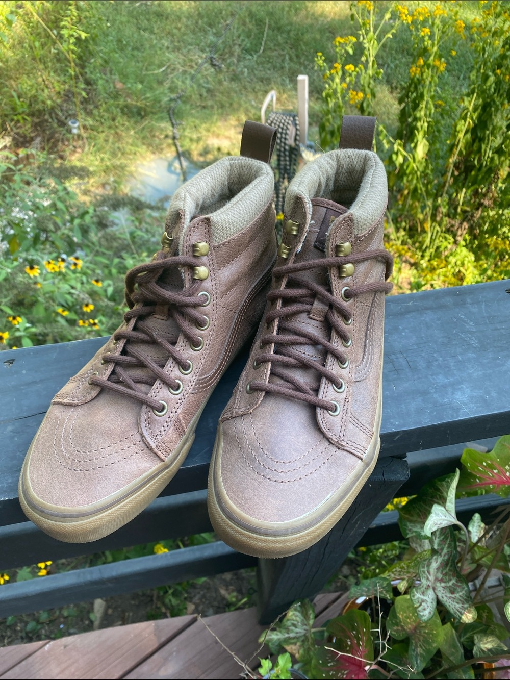 Vans Brown High-Top Casual Boots